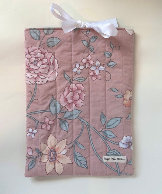 Pink Retro Floral Kindle/Book Sleeve